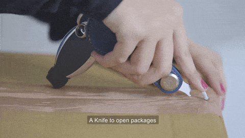 Smart Keyholder Box Cutter Gif-min